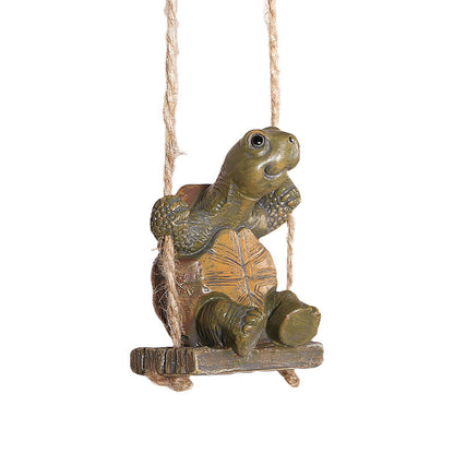 🎉Nouveau ! Offre Limitée – 50% de Réduction⏰ Décoration Tortue Balançoire Ludique