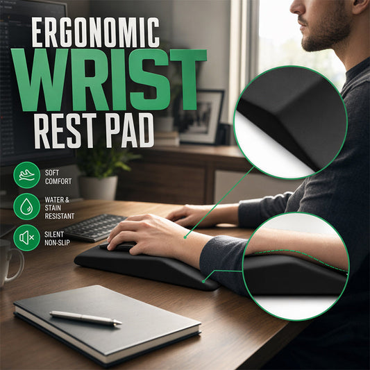 🖱️ PROMO FLASH 50 % ! 💻 Repose-Poignet Ergonomique – Mousse à Mémoire de Forme, Soulagement de la Pression, Surface Lisse Facile à Nettoyer, Base Antidérapante 🏆