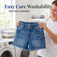 📢 50% DE RÉDUCTION ! ⏰ Short en Jean Stretch Décontracté pour Femme – Taille Haute 2 Boutons, Tissu Extensible & Coupe Flatteuse – Idéal pour l’Été 👖✨🌞