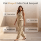 🎉 Soldes 2026 — Plus de 52 000 vendus ! 👗 Combinaison Femme Col Halter Jambe Large – Chic Été ☀️