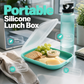 🍱✨ Portable Food Grade Silicone Lunch Box – 50% OFF! BPA-free, leak-proof, foldable – perfect for work, travel & picnics. 🔥💪