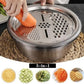 🍳 OFFRE LIMITÉE – 50% DE RÉDUCTION ! 🔥 Bassin Multifonctionnel en Acier Inoxydable – Qualité Allemande, Tamis à Mailles Fines & Râpe Inclus – Idéal pour Tamiser, Filtrer et Préparer en Cuisine ✨
