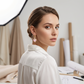 💖 50% DE RÉDUCTION ! ✨ Boucles d’Oreilles Pendantes Cœur – Cuivre & Strass – Design Romantique & Léger for Femme