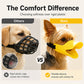 🐕 50% DE RÉDUCTION! 🦆 Muselière silicone bec de canard – Douce & ajustable ✨