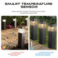 🌞🌨️ Lampe Solaire Extérieure avec Fonction Dégivrante – Sans Fil, Capteur Thermique et Éclairage Automatique