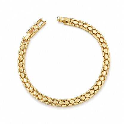 ✨ Soldes 2026 — Plus de 31 000 ventes ! 🐍 Bracelet Chaîne Or Élégant Femme
