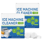 🧊 PROMO FLASH 50% DE RÉDUCTION ! 🧼 Nettoyant pour Machine à Glaçons – Action Détartrante Puissante, Acide Citrique, Élimine les Odeurs, Améliore les Performances, 12 Pièces/Boîte, Lot de 1/2 🏆