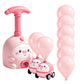 🎈 PROMO FLASH 50% DE RÉDUCTION ! 🚗 Ensemble de Lanceur de Ballons Aérodynamique – Propulsion Manuelle Sans Piles, Bords Arrondis Sécurisés, Mode Course Sol/Vol, Rose/Bleu/Jaune, Plusieurs Types 🏆
