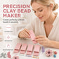 💅 PROMO FLASH 50% DE RÉDUCTION ! 🎨 Plaques de Fabrication de Billes d’Argile – 4 Tailles de Précision (2/3/4/5mm), Double Face, PLA Léger, pour Ongles 3D/Bijoux/Miniatures, Rose/Gris/Blanc 🏆