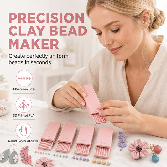 💅 PROMO FLASH 50% DE RÉDUCTION ! 🎨 Plaques de Fabrication de Billes d’Argile – 4 Tailles de Précision (2/3/4/5mm), Double Face, PLA Léger, pour Ongles 3D/Bijoux/Miniatures, Rose/Gris/Blanc 🏆