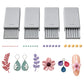 💅 PROMO FLASH 50% DE RÉDUCTION ! 🎨 Plaques de Fabrication de Billes d’Argile – 4 Tailles de Précision (2/3/4/5mm), Double Face, PLA Léger, pour Ongles 3D/Bijoux/Miniatures, Rose/Gris/Blanc 🏆