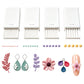 💅 PROMO FLASH 50% DE RÉDUCTION ! 🎨 Plaques de Fabrication de Billes d’Argile – 4 Tailles de Précision (2/3/4/5mm), Double Face, PLA Léger, pour Ongles 3D/Bijoux/Miniatures, Rose/Gris/Blanc 🏆