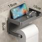 🧻 PROMO FLASH 50% DE RÉDUCTION ! 🚿 Porte-Papier Hygiénique avec Étagère – Installation Sans Perçage, Plateau Intégré pour Téléphone/Montre, PP Épaissi, Imperméable, Noir/Blanc/Gris 🏆
