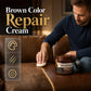 Crème réparatrice de couleur pour cuir marron