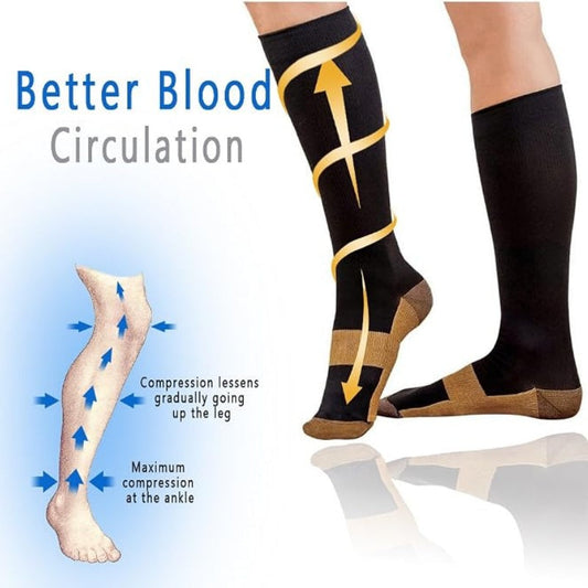🧦 ACHETEZ 2, OFFERT 1! 💪 Chaussettes compression – Unisexes & confortables ✨