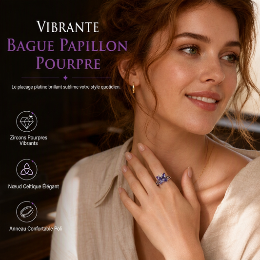 Bague papillon élégante style coréen tendance pour femmes, look doux et audacieux, couleur platine, bague pour un doigt