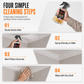 📢📢50% DE RÉDUCTION !! ⏰Spray Anti-Toiles d’Araéignée & Nettoyant Mural pour Plafonds, Coins et Surfaces – Sans Abrasion