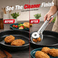 🥢 Pince 2-en-1 en acier inoxydable pour filtres à huile – Un outil pratique pour filtrer les aliments en cuisine ✨