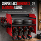 Organiseur mural pour outils électriques et support de stockage pour perceuses avec crochets et porte-batterie pour garage
