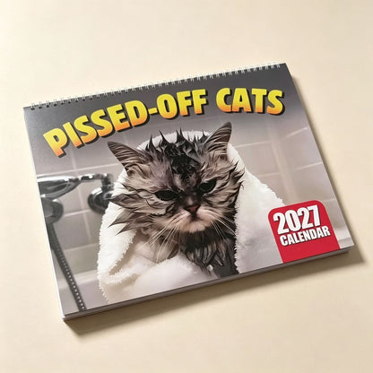 ⏳Offre à durée limitée – 50 % DE RÉDUCTION⏰🐱 Calendrier amusant sur les chats – 12 mois d'humour espiègle autour des chats