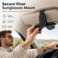 🕶️ OFFRE LIMITÉE -50 % 🚗 Support à lunettes de soleil pour voiture — pince magnétique en cuir, porte-ticket et carte