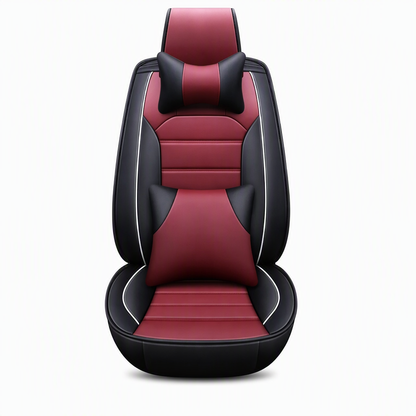 📢📢50% DE RÉDUCTION !! ⏰ Housses de Siège Auto Universelles Cuir 5D – Protection Intégrale Toutes Saisons pour Voiture 5 Places