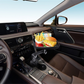 🚗🍽️ Plateau de Voiture pour Porte-Gobelet – Pivotant à 360°, Surface Extensible et Support de Téléphone