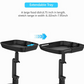 🚗🍽️ Plateau de Voiture pour Porte-Gobelet – Pivotant à 360°, Surface Extensible et Support de Téléphone