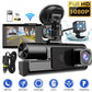 🚗 PROMO LIMITÉE -50% 📹 Caméra Tableau de Bord 1080P — Triple Objectif, Couverture Complète