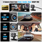 🚗 PROMO LIMITÉE -50% 📹 Caméra Tableau de Bord 1080P — Triple Objectif, Couverture Complète