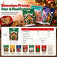 Lot de 50 sachets à bonbons de Noël, pochettes zippées autoportantes à motif dessin animé pour l'emballage de croustillants aux flocons de neige, de biscuits et d'aliments cuisinés