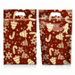 Lot de 50 sachets à bonbons de Noël, pochettes zippées autoportantes à motif dessin animé pour l'emballage de croustillants aux flocons de neige, de biscuits et d'aliments cuisinés