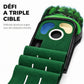 Tapis de putting de mini-golf portable, tapis d'entraînement de green de golf pour intérieur et extérieur, avec 3 trous, dimensions 264 x 19,5 cm