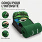 Tapis de putting de mini-golf portable, tapis d'entraînement de green de golf pour intérieur et extérieur, avec 3 trous, dimensions 264 x 19,5 cm