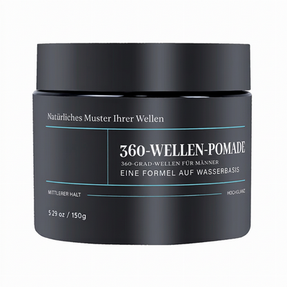🌊💈✨Wave Pomade Mittlere Haltkraft Wasserbasis Hochglanz Haarwachs