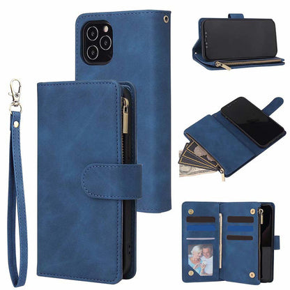 2-in-1 magnetische PU-Leder Brieftaschenhülle